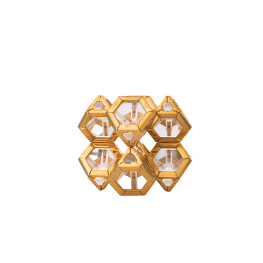 Gold Colored ARK Crystal - Set of 8