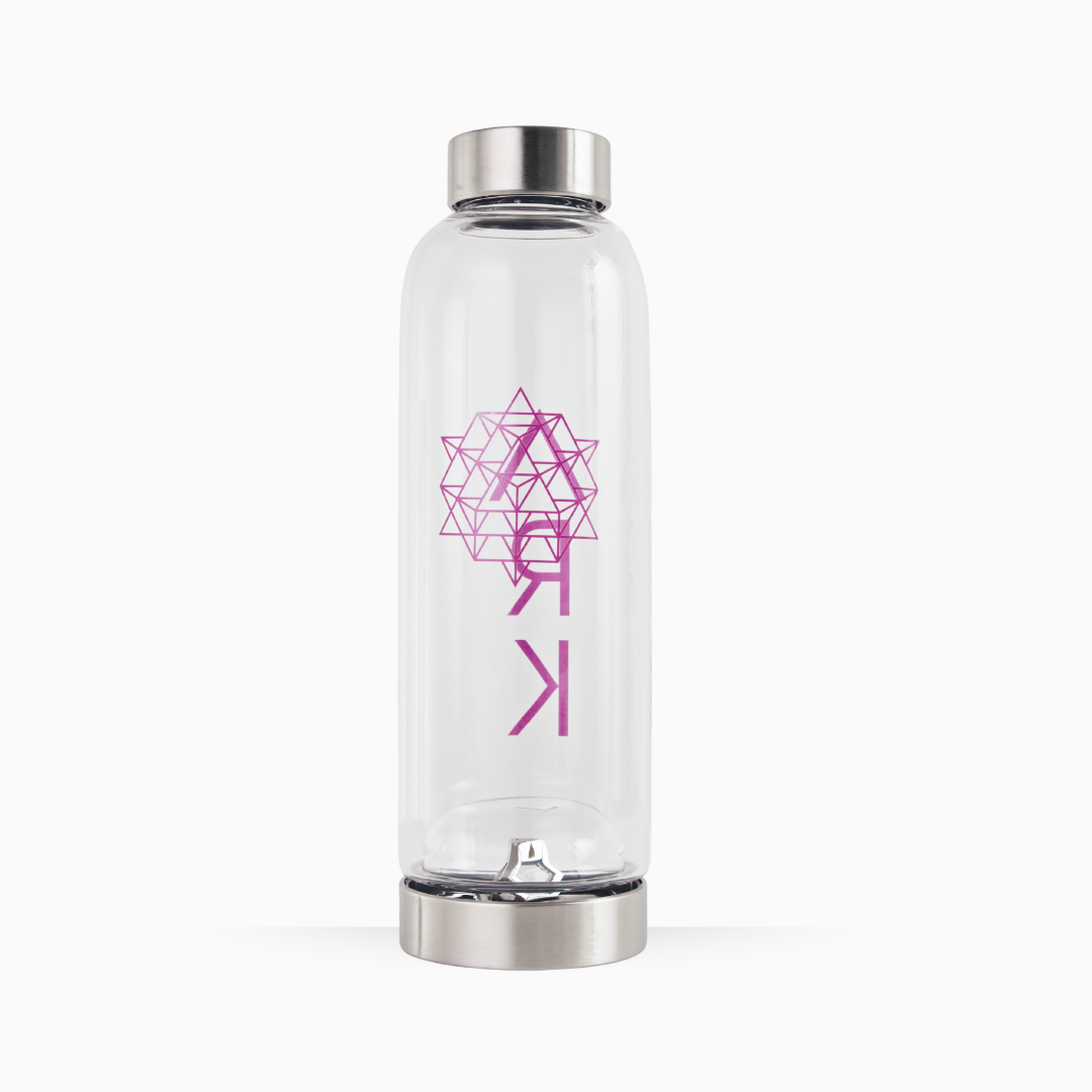 ARK Crystal & Purple Water Bottle - Set