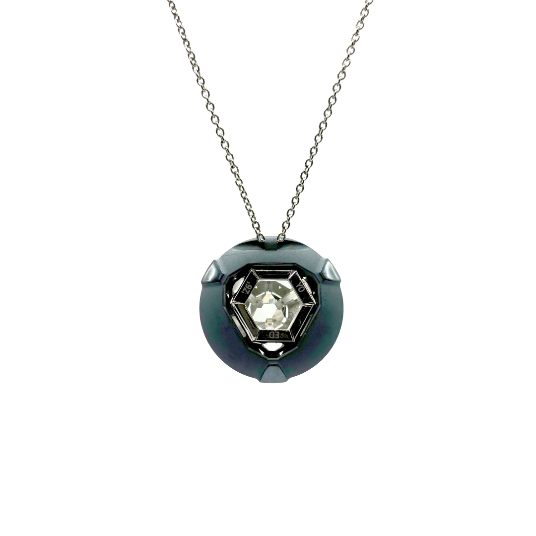 ARK Crystal & Midnight Blue Colored Pendant - Set
