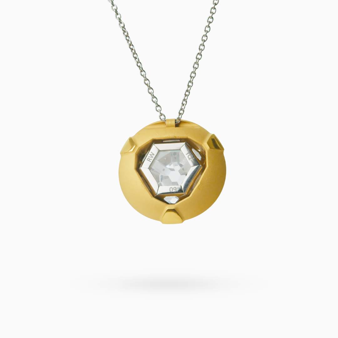 ARK Crystal & Gold Colored Pendant - Set