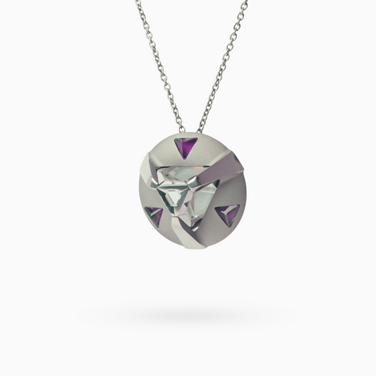 ARK Crystal & Purple Gem Pendant - Set