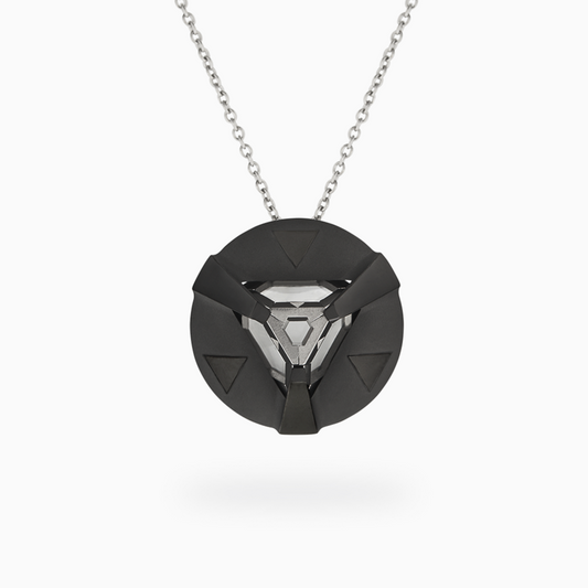 ARK Crystal & Black Matte Colored Pendant - Set