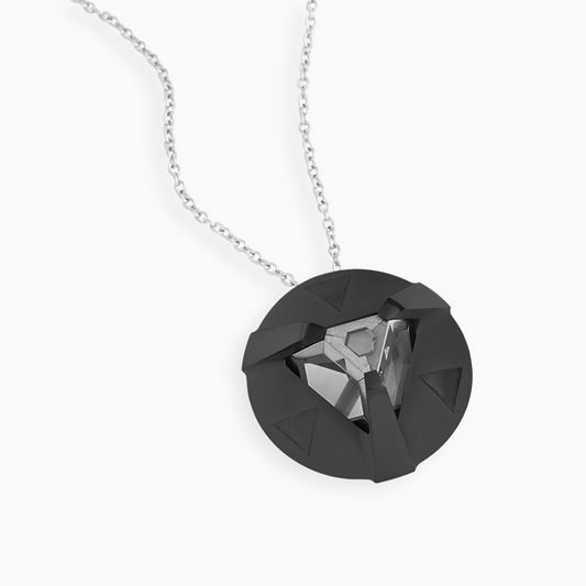 ARK Crystal & Black Matte Colored Pendant - Set
