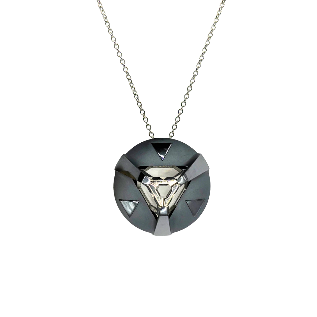 ARK Crystal & Midnight Blue Colored Pendant - Set