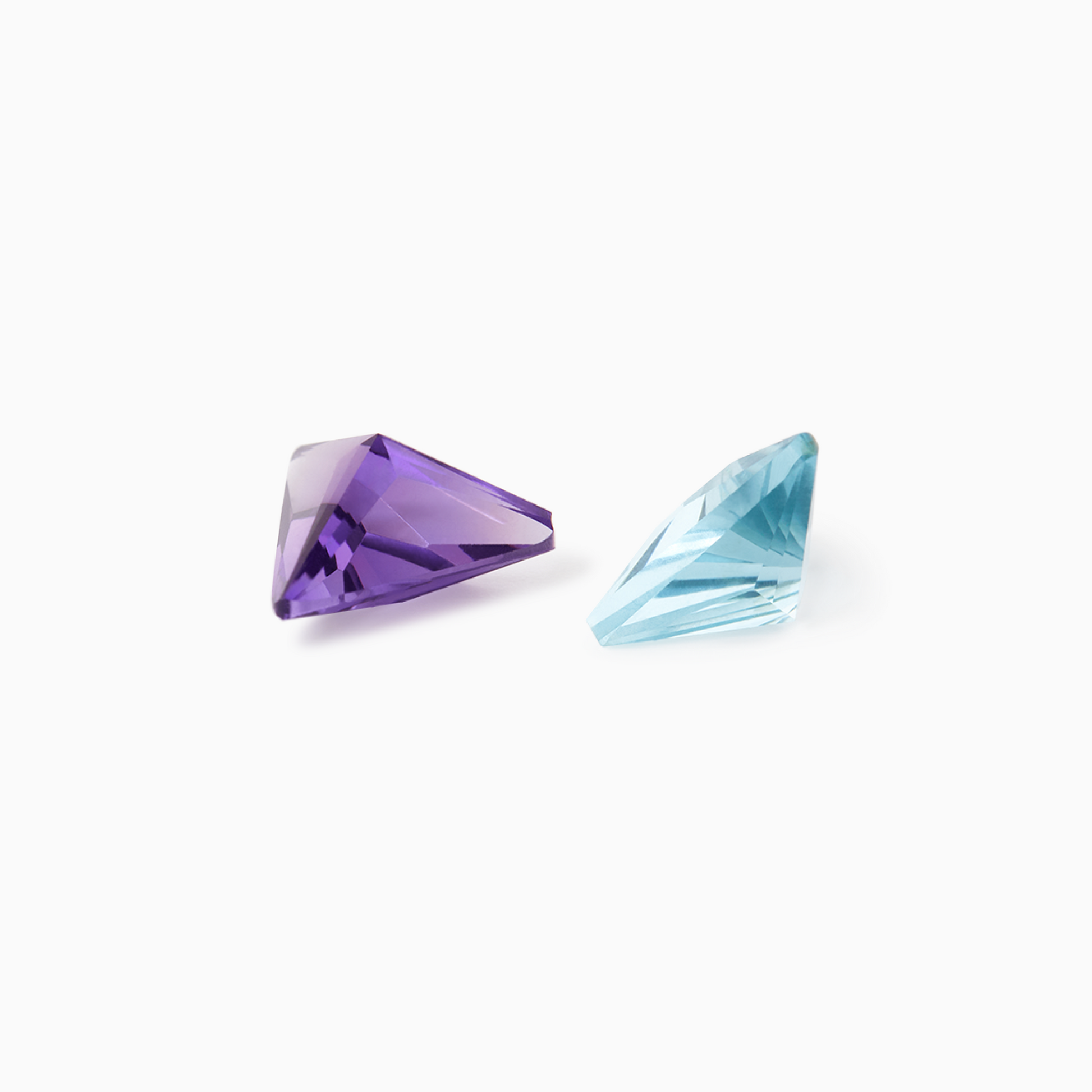 ARK Crystal & Gem Pendant - Entangled Pair (Purple & Blue)
